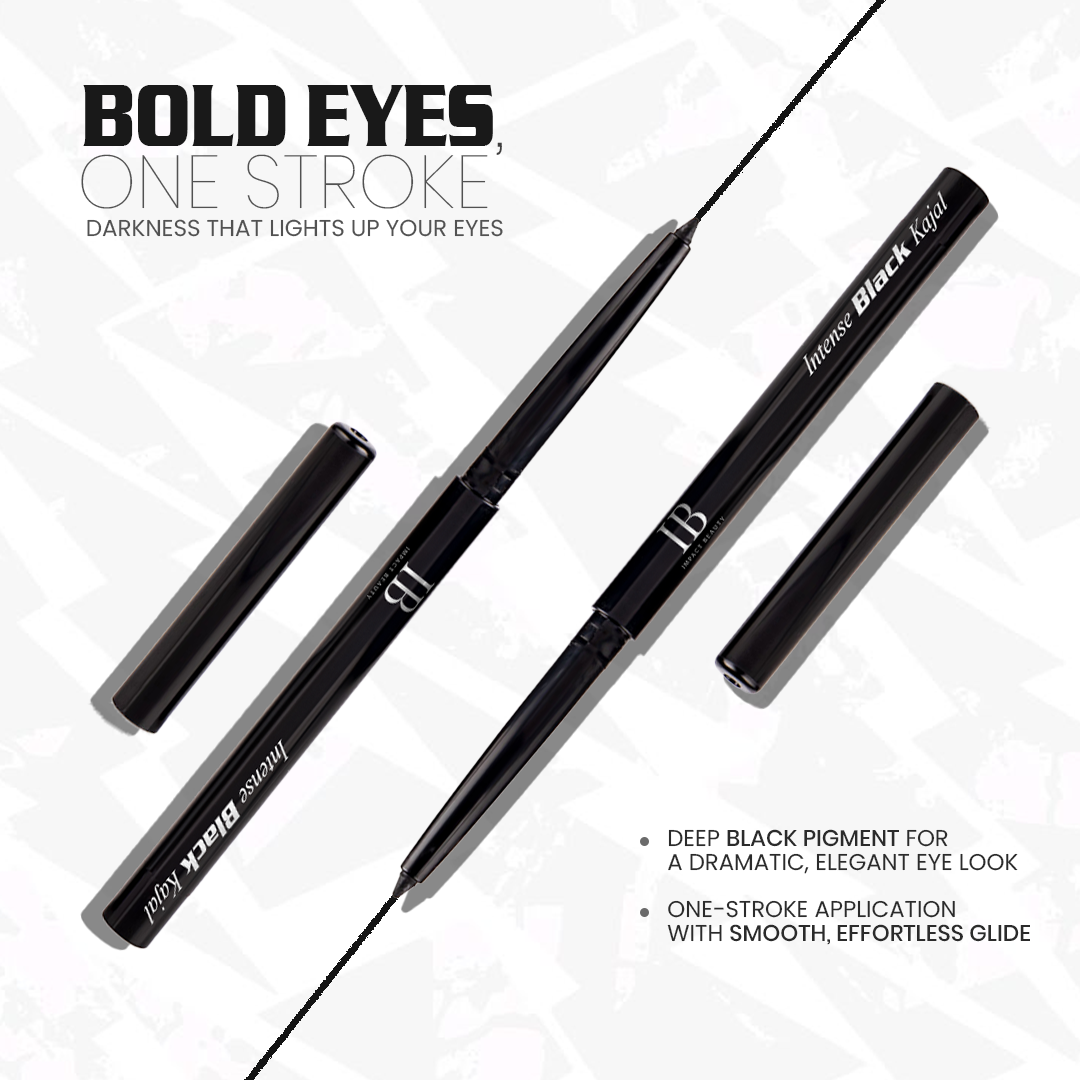 Intense Black Kajal Pencil Coal Black Matte
