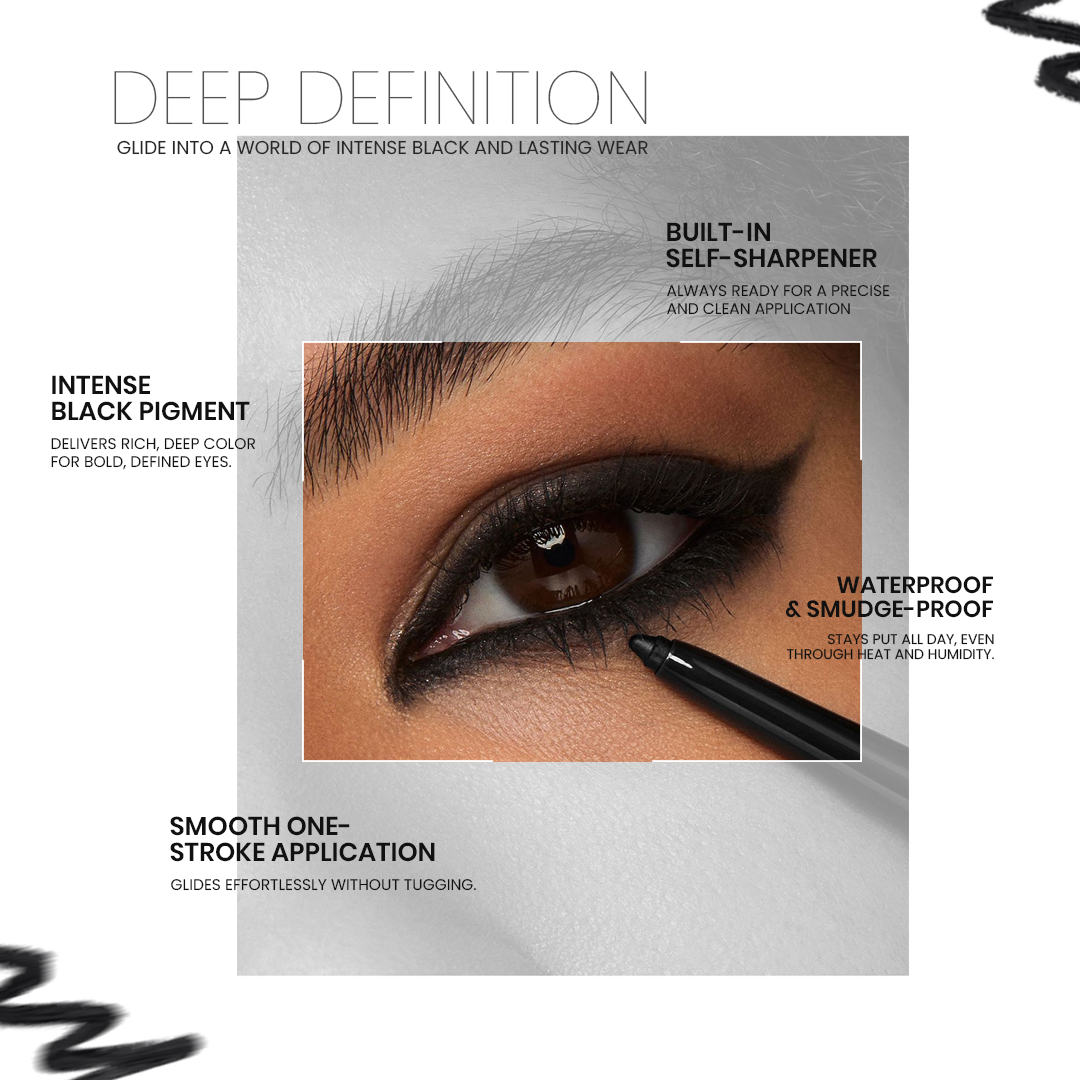 Intense Black Kajal Pencil Coal Black Matte