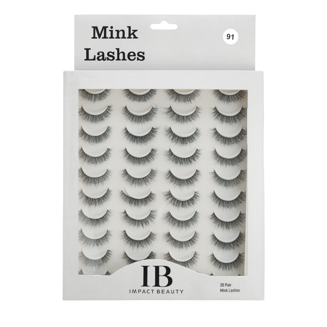 20 Pair Mink lashes - 91