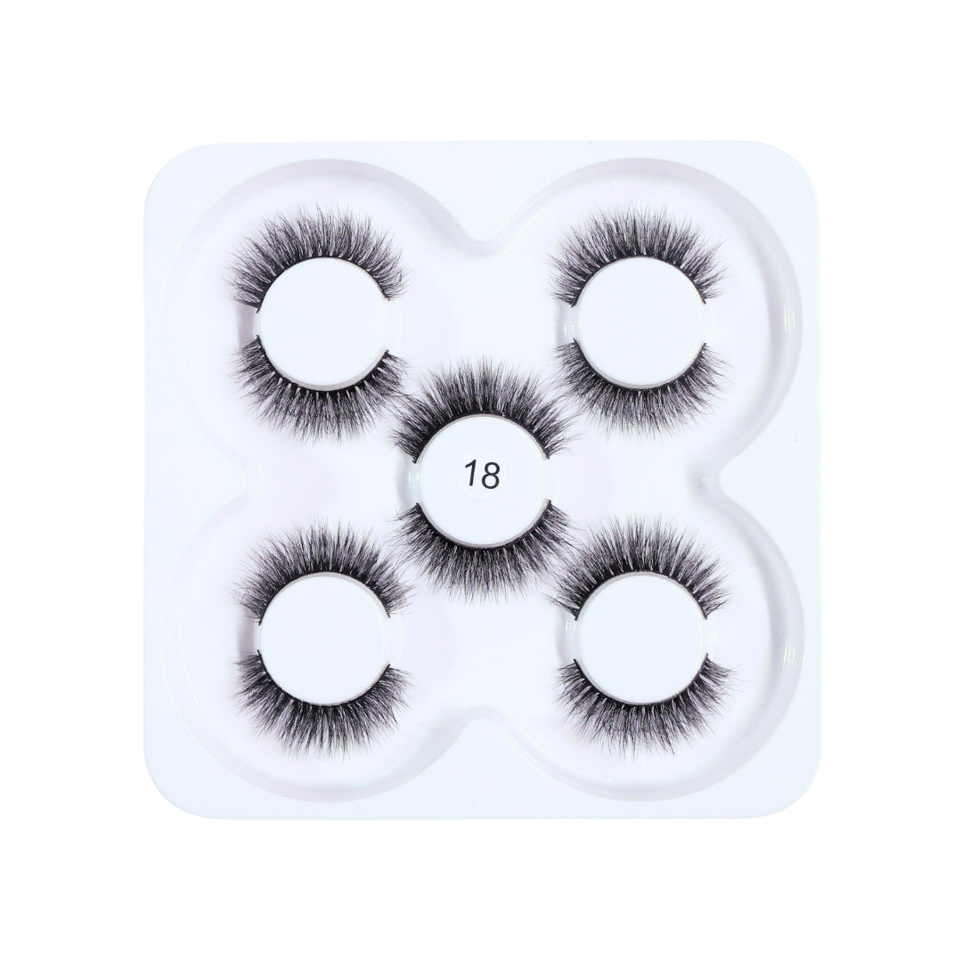 MINK LASHES 5 PAIR - 18