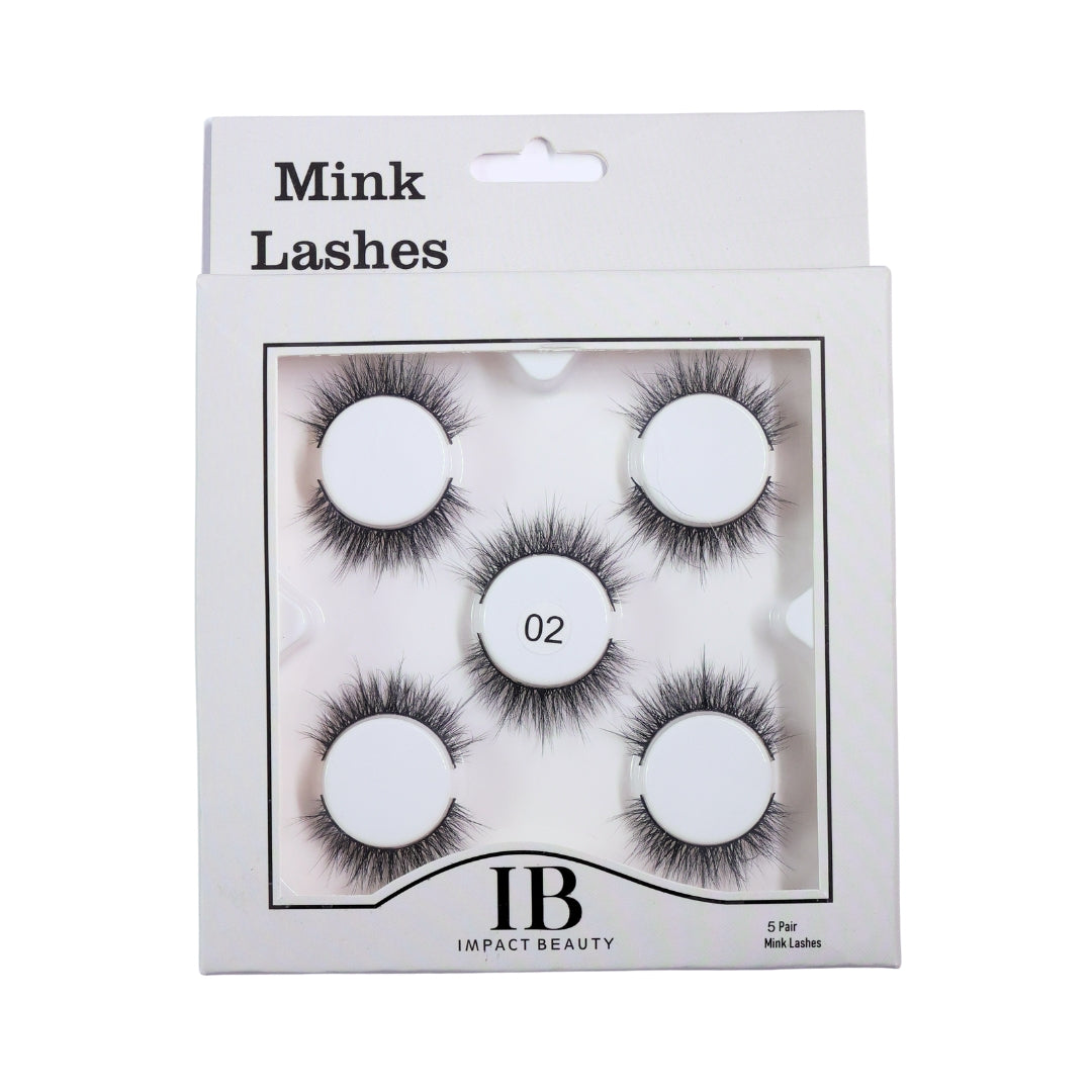 MINK LASHES 5 PAIR - 02