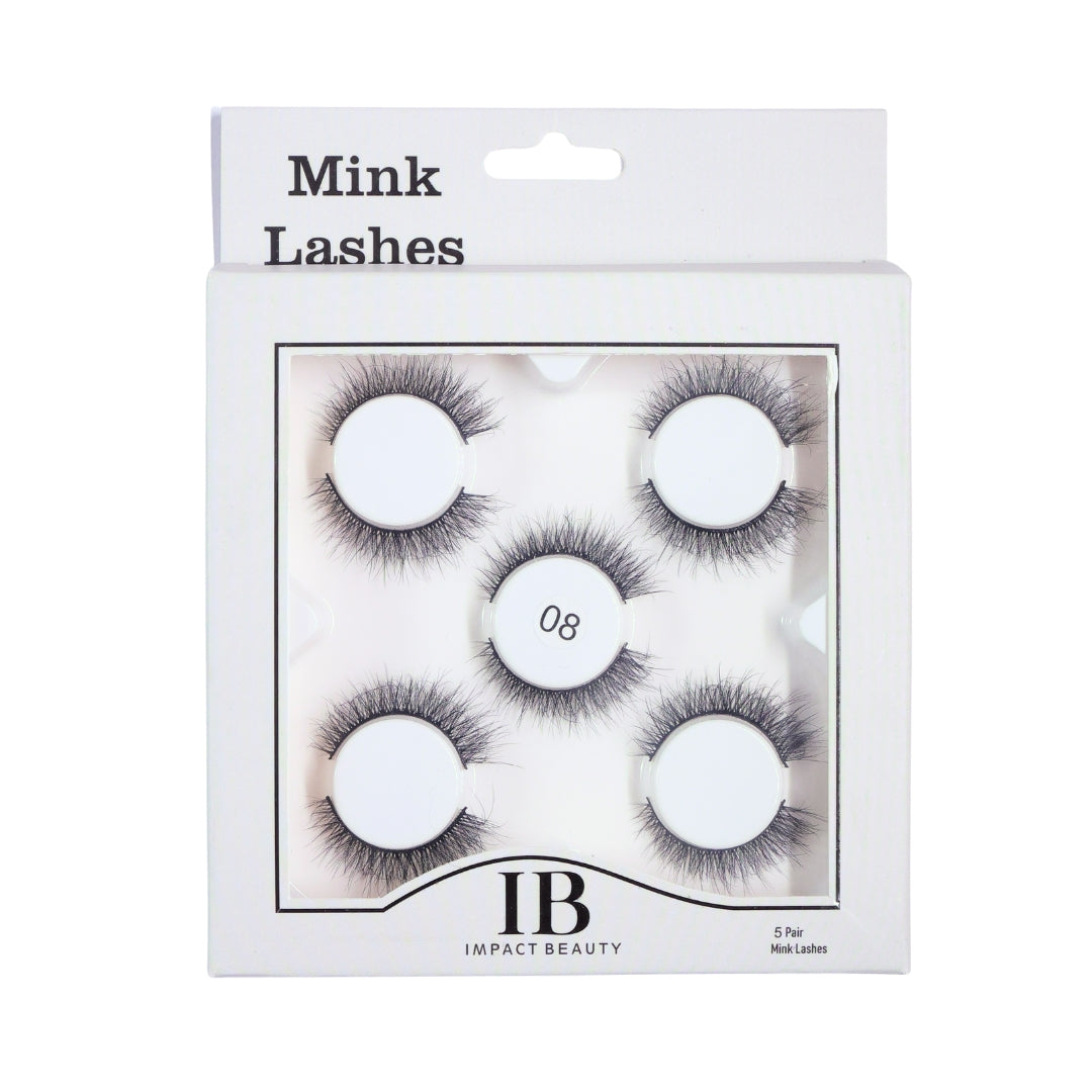 MINK LASHES 5 PAIR - 08