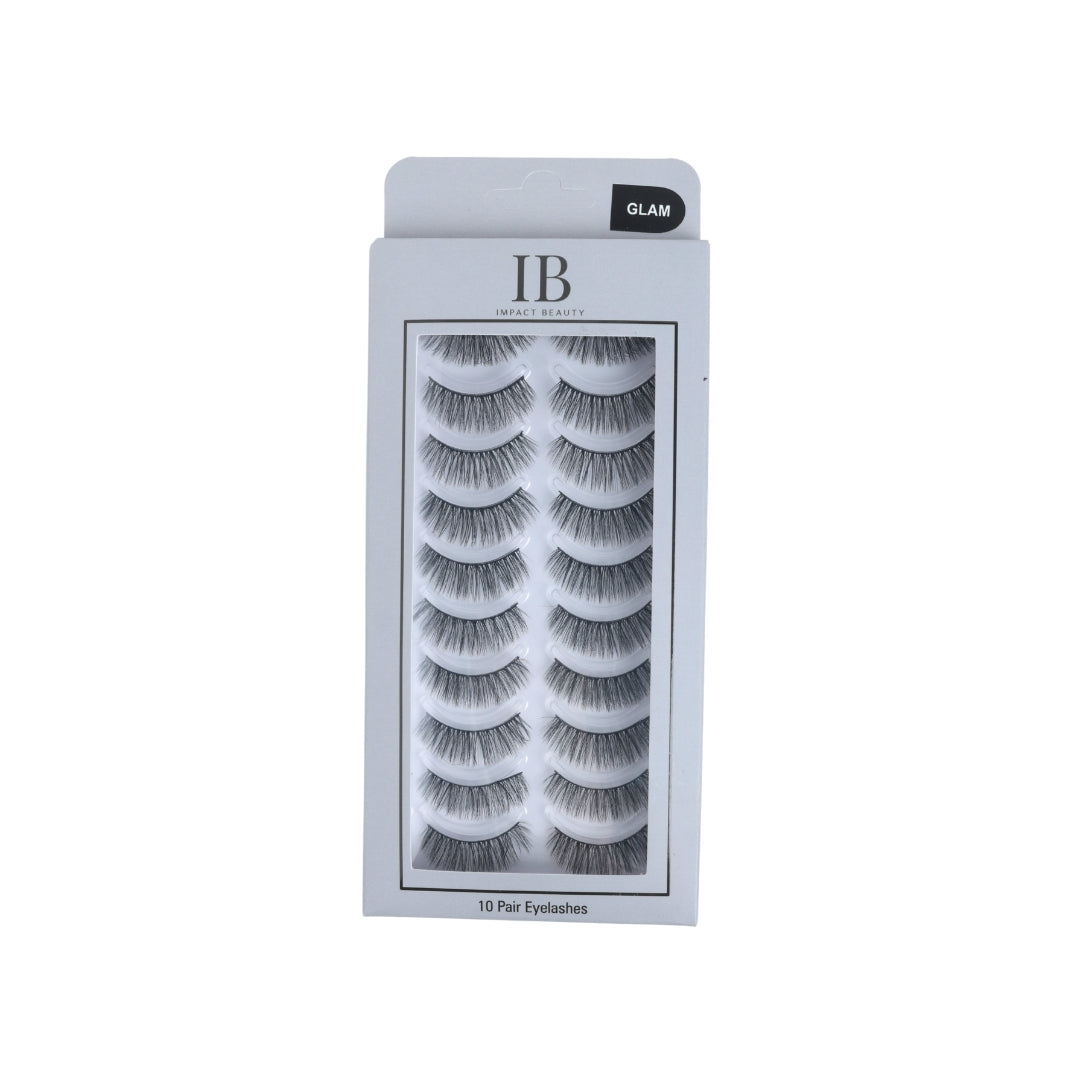 Impact Beauty Eyelash Kit Glam 12