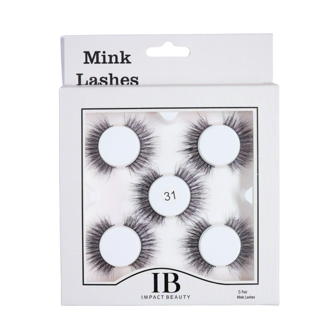 MINK LASHES 5 PAIR - 31