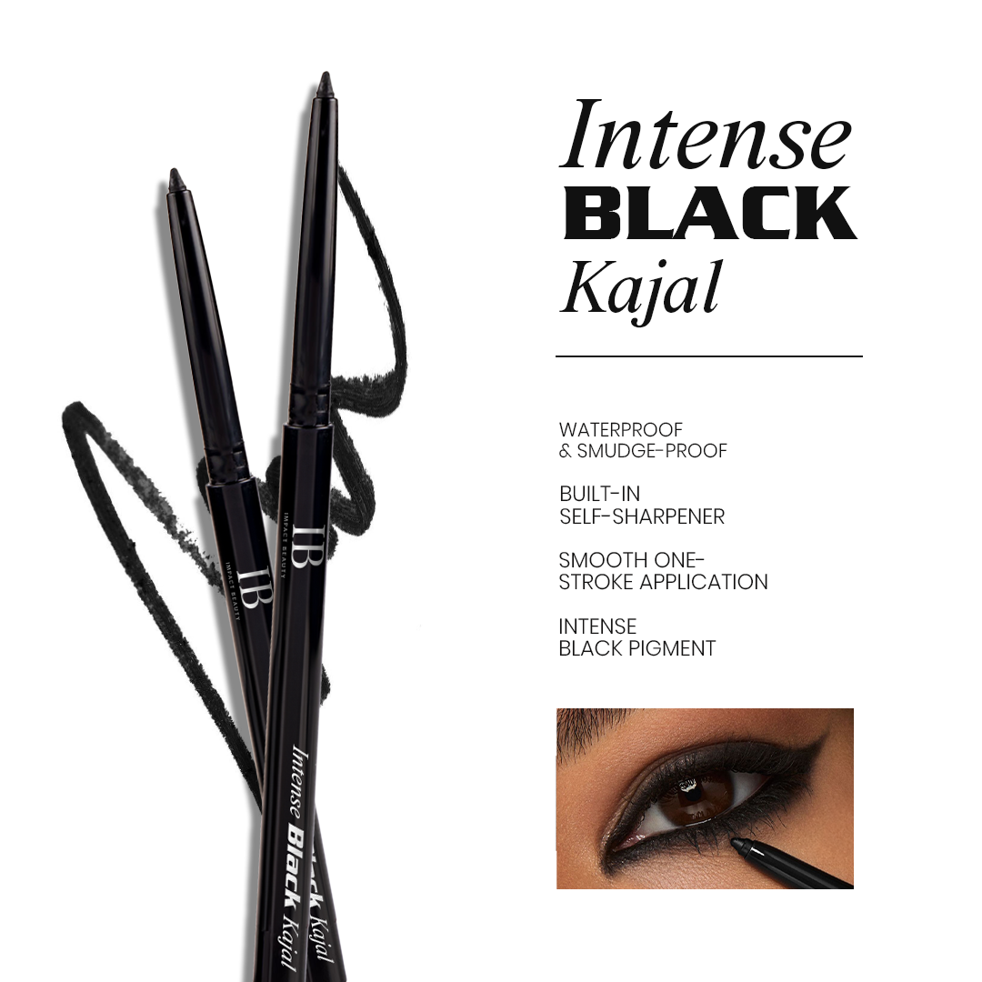 Intense Black Kajal Pencil Coal Black Matte